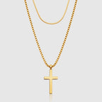 Classic Cross Necklace Duo