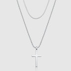 Classic Cross Necklace Duo
