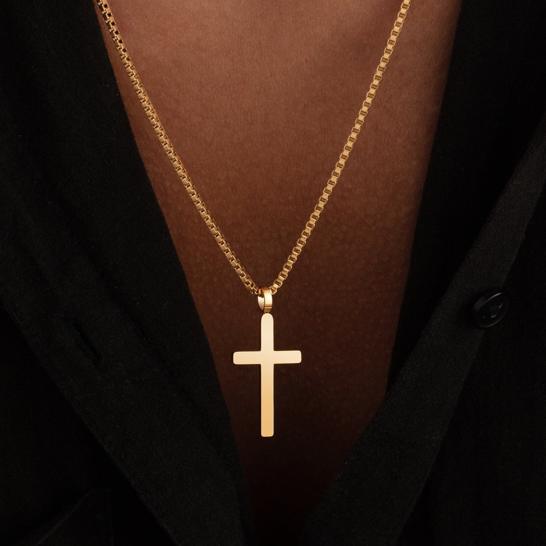 Classic Cross & Box Chain