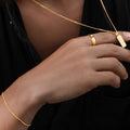 Minimal Pendant & Curb Chain