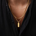 Minimal Pendant Necklace Duo