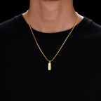 Minimal Pendant & Square Chain