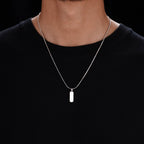 Minimal Pendant & Square Chain